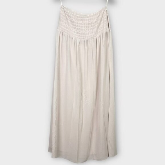 Reiss Strapless Chiffon Maxi Dress - Picture 1 of 10